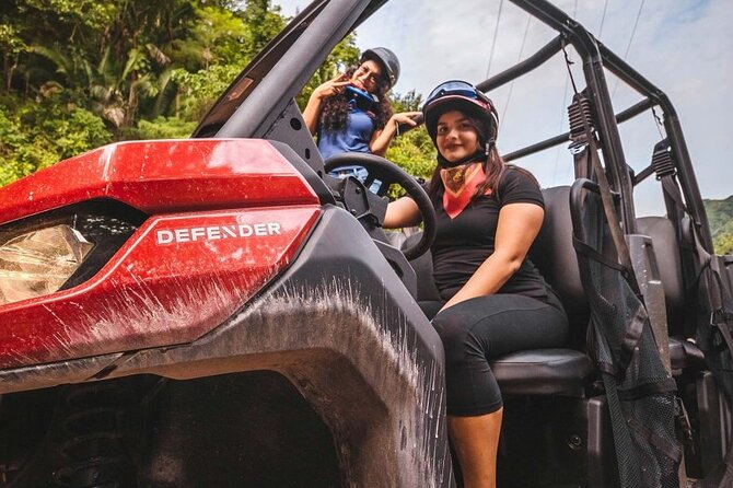 All terrain 4X4 Viking tour in Puerto Vallarta - The first stop, a river-side bar and pools