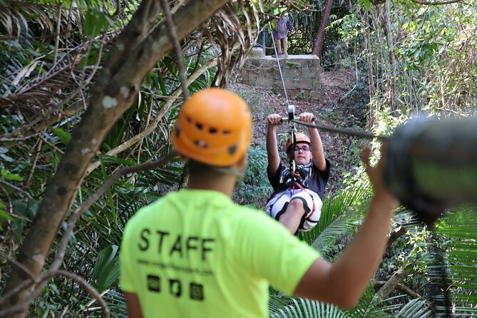 Canopy EcoPark Adventure with transportation from Puerto Vallarta - The One-Hour, 11-Line Zip-Line Session