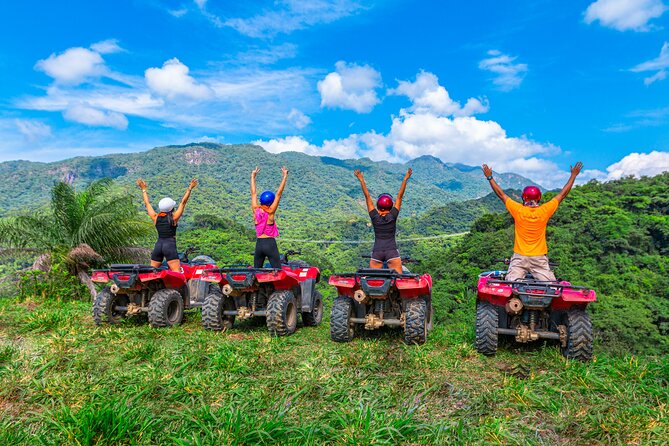 Combo ATV Jorullo Bridge + zip lines + mule ride - Eleven zip lines over canyons and rivers