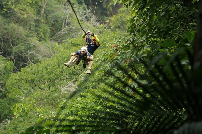 Combo ATV + Zipline R.R - A 15-minute mule ride up the mountain