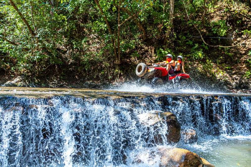From Puerto & Nuevo Vallarta: ATV Tour with Tequila Tasting - Getting comfortable with a semi-automatic ATV