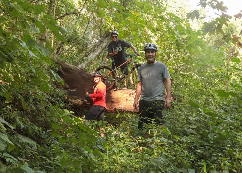 From Puerto Vallarta: Jungle Mountain Bike Tour - Cooling off at the ranch pool
