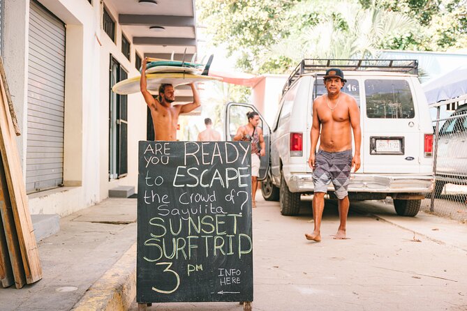 From Sayulita: Surf Trip to La Lancha Beach -all ages & levels - The Drive, the Trail, and the First Look at the Beach