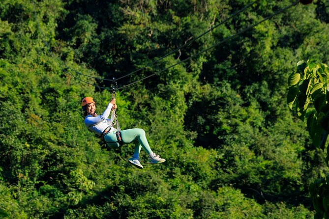 Full Zip Line Tour + Mules + Jorullo Bridge - From Playa de Oro to the mountain park
