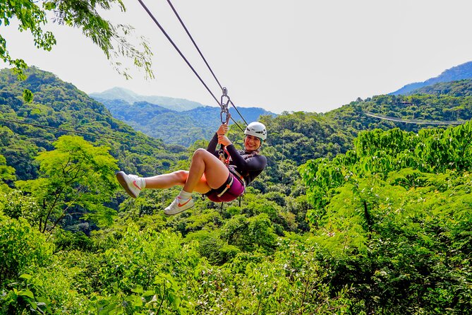 Full Zip Line Tour + Mules + Jorullo Bridge - Taking on the 11-line zip circuit