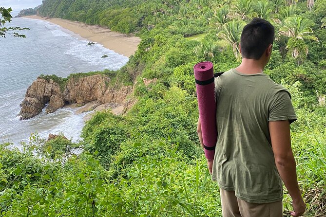 Hike and Yoga Jungle Experience in Mexico - Arriving at the quiet beach