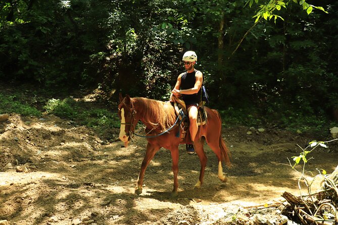 Horseback riding in the mountains of Puerto Vallarta - Walking across El Jorullo Bridge