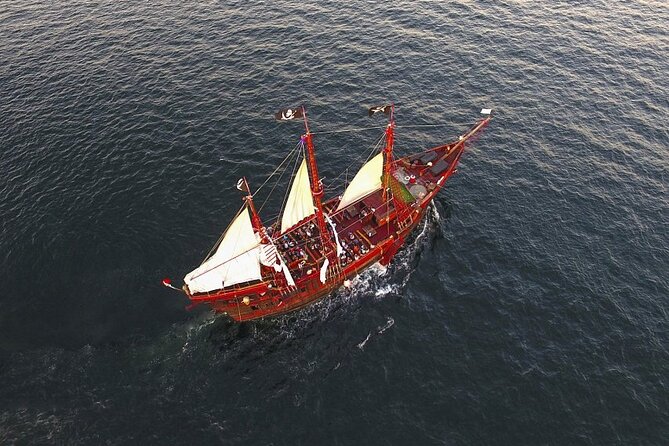 Incredible Nightly Pirate Show in the Bay of Puerto Vallarta - Boarding the Galleon at 5:30 pm