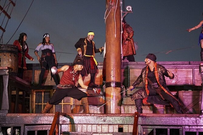 Incredible Nightly Pirate Show in the Bay of Puerto Vallarta - Flags, Fireworks, and the Final Party