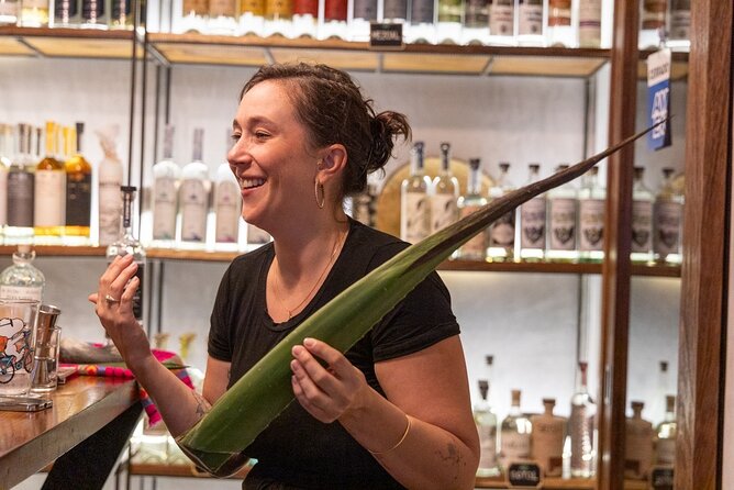 Masterclass Mezcal Tastings at El Tasting Room - Silvia and Edgar shape the tone