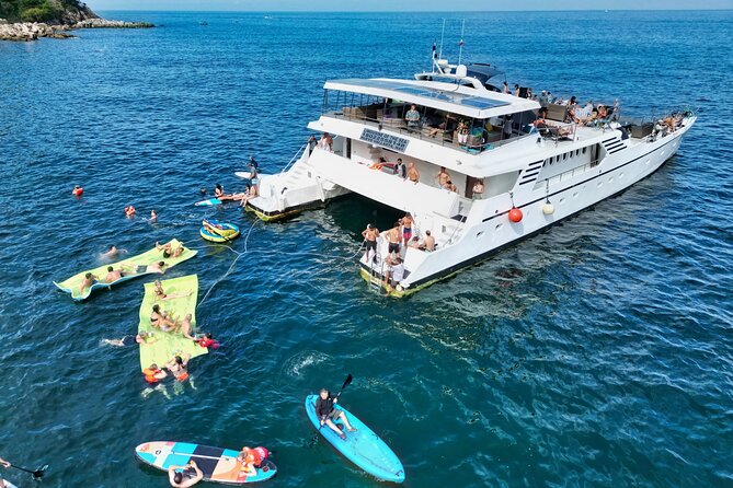 Mega Yacht ALL INCLUSIVE Yelapa Waterfall & Snorkeling Adventure - The return cruise gives the day a final lift