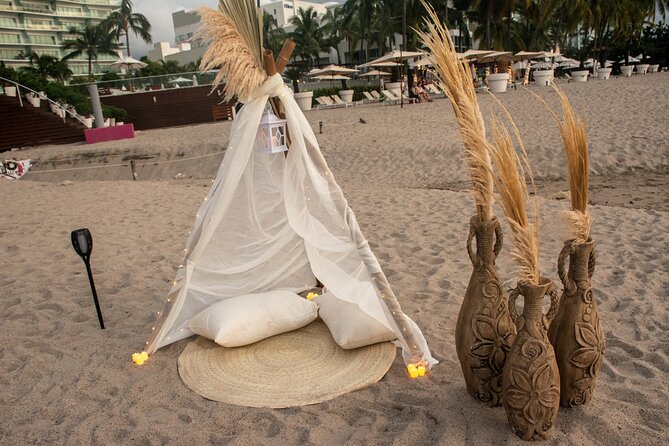 Picnic or Romantic Dinner on the Beach - A sunset table made for two