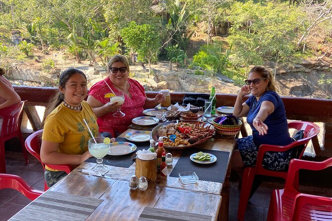 Private City Tour & Tequila Tasting - Chico’s Paradise: lunch beside water and a waterfall