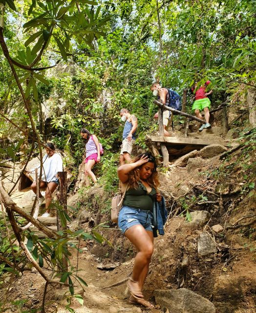 Puerto Vallarta: 4-Hour Jungle Hike and Waterfall Swim - The first waterfall and its natural swimming pool