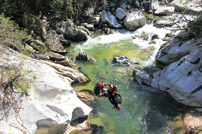 Puerto Vallarta Best Zipline Canopy + Tequila and Speed Boat Ride - From Puerto Vallarta Bay to the Los Horcones River