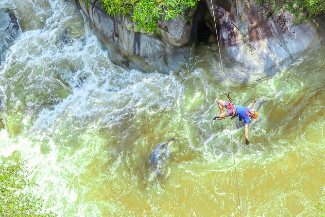 Puerto Vallarta Best Zipline Canopy + Tequila and Speed Boat Ride - Swimming, kayaking, waterslides, and animals