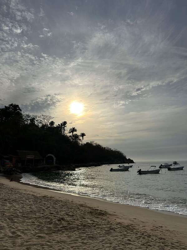 Puerto Vallarta: Bioluminescence in Los Arcos Marine Park - Sunset before the lights come on