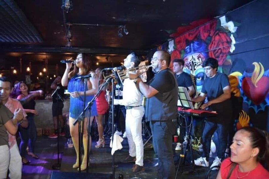 Puerto Vallarta: Cabaret Show with Cocktails & Costumes - A cantina night with a stage at its center