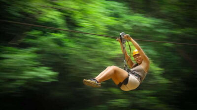 Canopy River Zip Line Tour with Mule Ride