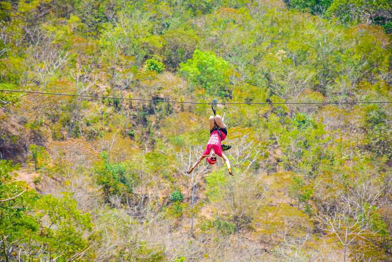 Puerto Vallarta: Canopy Tour with Zipline and Speedboat Ride - The climb into a 19-line jungle course