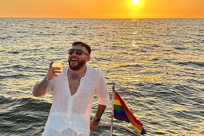 Puerto Vallarta: Gay Luxury Sunset Cruise with Premium Open Bar - Following the Bay of Banderas toward Puerto Vallarta