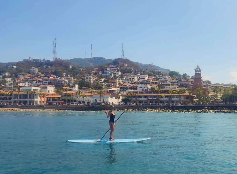 Puerto Vallarta: Guided SUP Board Tour with Digital Photos - Seeing Puerto Vallarta from Camarones Beach