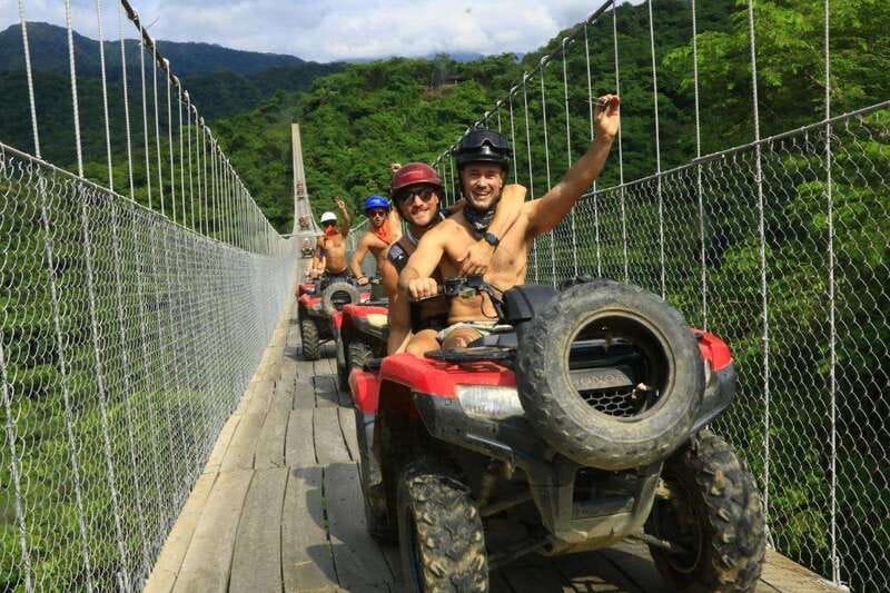 Puerto Vallarta: Jorullo Bridge ATV, Waterfall, Tequila Tour - El Salto waterfall is the cooling break