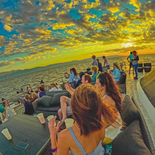 Puerto Vallarta: Mega Yacht Whale Watching Sunset Cruise - What the wildlife portion can include