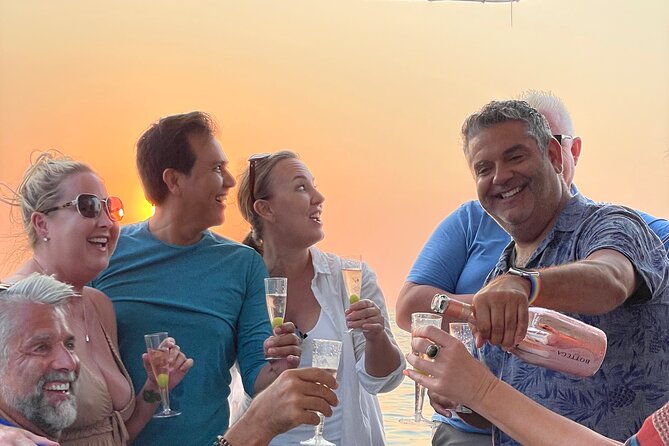 Puerto Vallarta: Private Luxury Yacht Sunset Cruise with Open Bar - The Sunset Return Past the Malecon