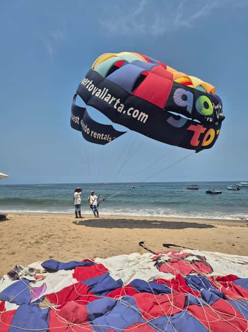 Puerto Vallarta: Private Parasailing Experience - Takeoff from the beach