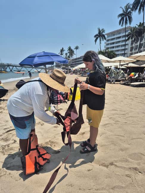 Puerto Vallarta: Private Parasailing Experience - Landing back on the beach
