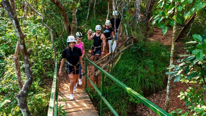 Puerto Vallarta: Ultimate Zipline Adventure - Jorullo Bridge brings the views back to earth