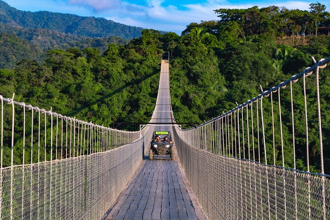 RZR Jorullo Bridge, world's longest vehicle suspension bridge - Crossing Puerto Vallarta’s 470-meter Jorullo Bridge