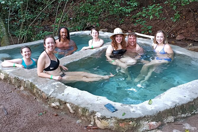 Shaded Hot Spring, Massage and Mex Grill in Puerto Vallarta - Soaking in the mineral pools