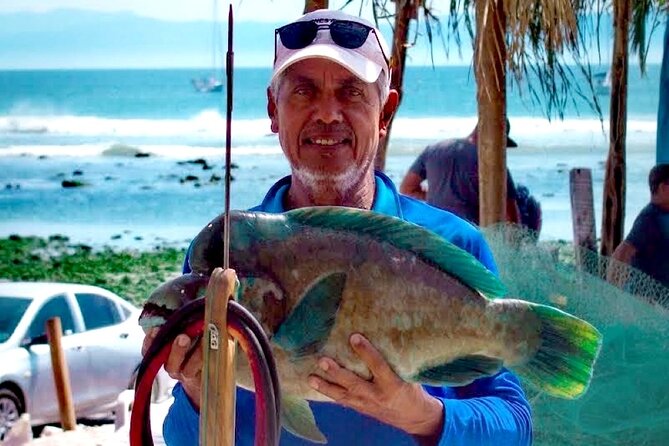 small groups SAFARI to Marietas Islands including Hidden Beach - Shrimp ceviche at El Anclote
