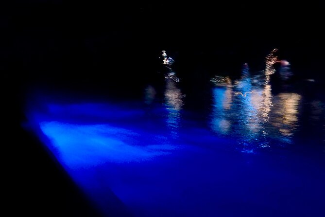 Sunset and Bioluminescence Boat Tour at Los Arcos Islands - What the small boat ride feels like