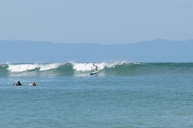 Surf Lesson - Starting at Marina Vallarta with boards overhead