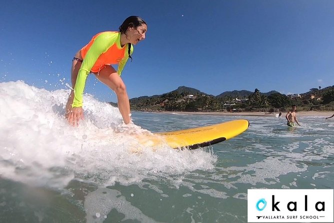Surf lessons in Puerto Vallarta and Nayarit - A four-hour lesson built around your first waves