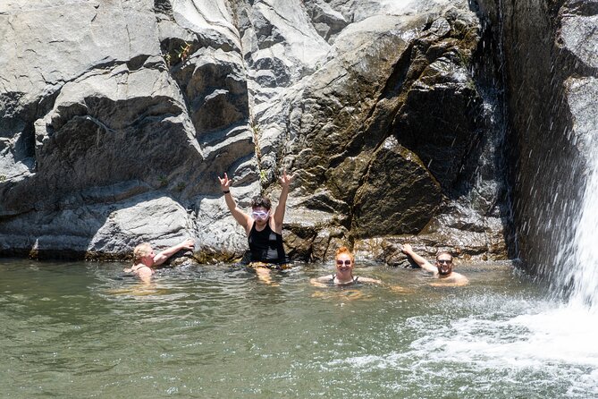 Waterfall in the jungle of Puerto Vallarta - Swimming under the 25-meter waterfall