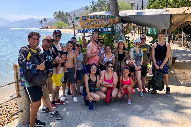 Waterfall in the jungle of Puerto Vallarta - The water taxi ride to Quimixto