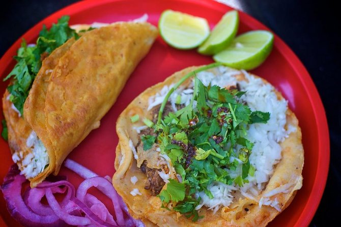Winner 2025 Downtown Vallarta Food Tour with Vallarta Food Tours - Taqueria El Cuñado serves the asada stop