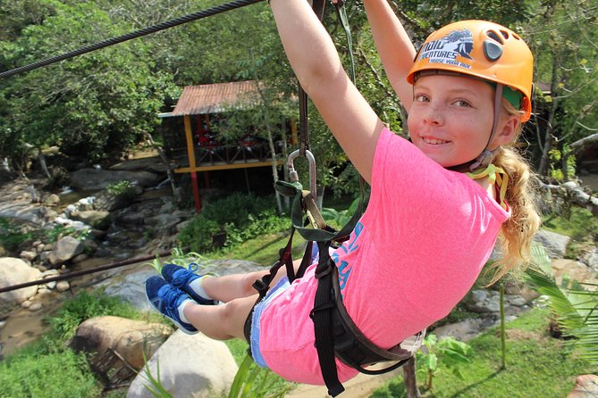 Zipline & ATV Jungle Adventure Combo - Cooling off at El Nogalito’s river